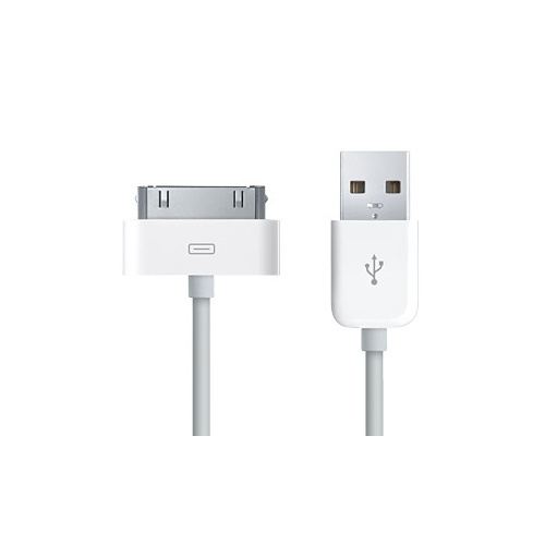 30-pin USB cable for iPad / iPod / iPhone (White) in the group SMARTPHONE & TABLETS / Chargers & Cables / Cables / Cables 30 pin at TP E-commerce Nordic AB (38-1083)