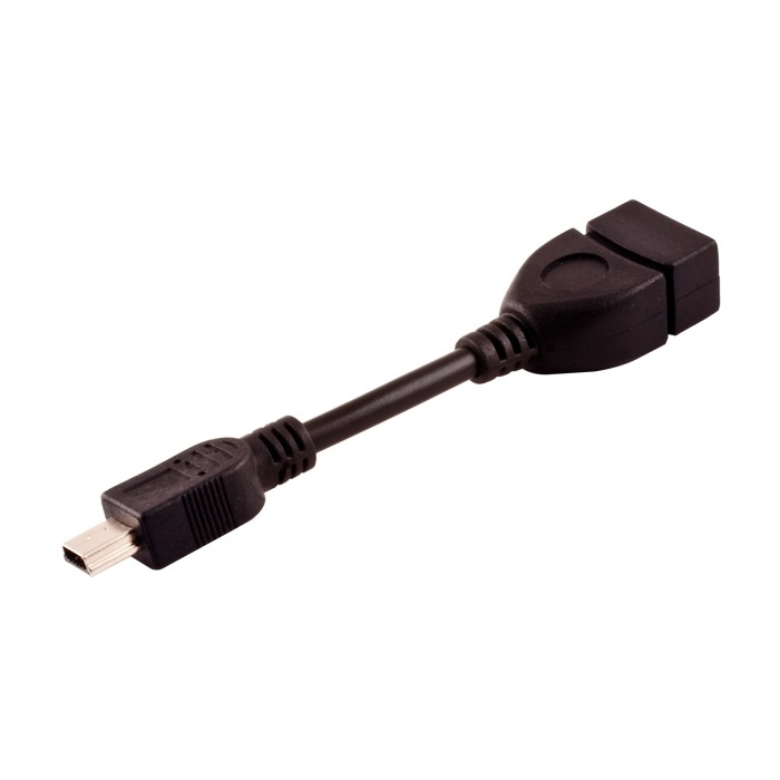 USB-adapter OTG, USB hona till Mini-USB hane in the group COMPUTERS & PERIPHERALS / Computer cables / USB / USB-A / Adapters at TP E-commerce Nordic AB (38-10963)