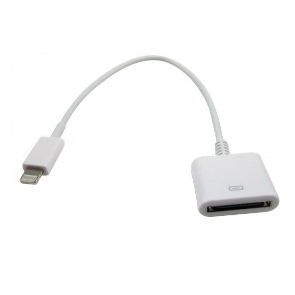Lightning 8-pin till 30-pin adapter för iPhone 5/5S/5C/6/7, iPad 4 in the group SMARTPHONE & TABLETS / Chargers & Cables / Adapters at TP E-commerce Nordic AB (38-11277)