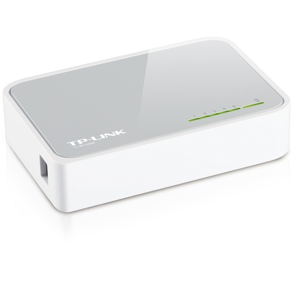 TP-LINK nätverksswitch, 5-ports, 10/100 Mbps, RJ45 in the group COMPUTERS & PERIPHERALS / Network / Switches / 10/100Mbps at TP E-commerce Nordic AB (38-11406)