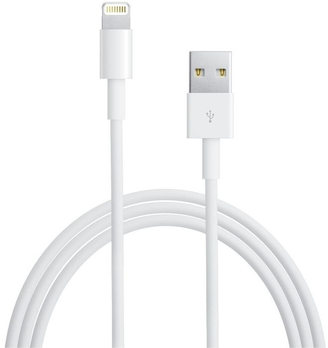 Apple Lightning USB cable for iPhone & Ipad, 1 meter (MD818ZM), Bulk in the group SMARTPHONE & TABLETS / Chargers & Cables / Cables / Cables Lightning at TP E-commerce Nordic AB (38-11428)