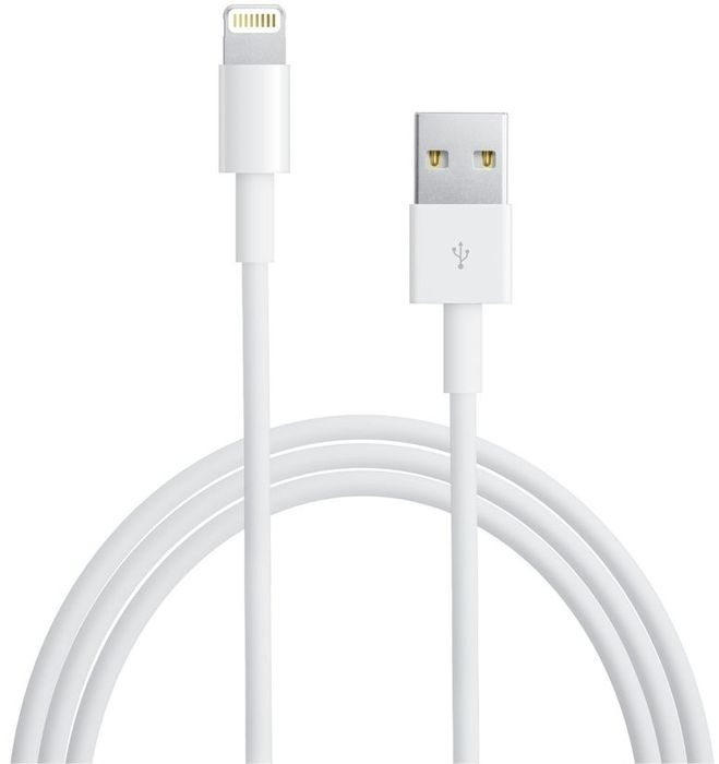 Apple Lightning USB Cable for iPhone & Ipad, 1 meter (MD818ZM), Bulk in the group SMARTPHONE & TABLETS / Chargers & Cables / Cables / Cables Lightning at TP E-commerce Nordic AB (38-11428)