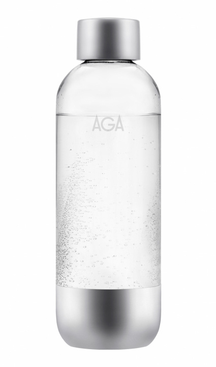 AGA AQVIA Steel 1L, PET bottle in the group HOME, HOUSEHOLD & GARDEN / Household appliances / Water & Juice / Carbonation machines / Accessories at TP E-commerce Nordic AB (38-11697)