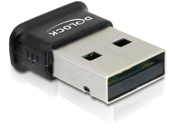 DeLOCK Bluetooth 4.0 adapter, USB 2.0, 3 Mb/s, svart in the group COMPUTERS & PERIPHERALS / Computer accessories / Bluetooth adapters at TP E-commerce Nordic AB (38-11862)