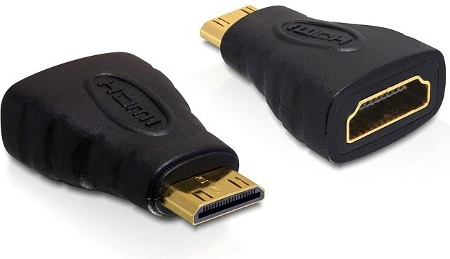 DeLOCK HDMI Standard adapter, Mini HDMI ha - HDMI ho in the group HOME ELECTRONICS / Cables & Adapters / HDMI / Adapters at TP E-commerce Nordic AB (38-12004)