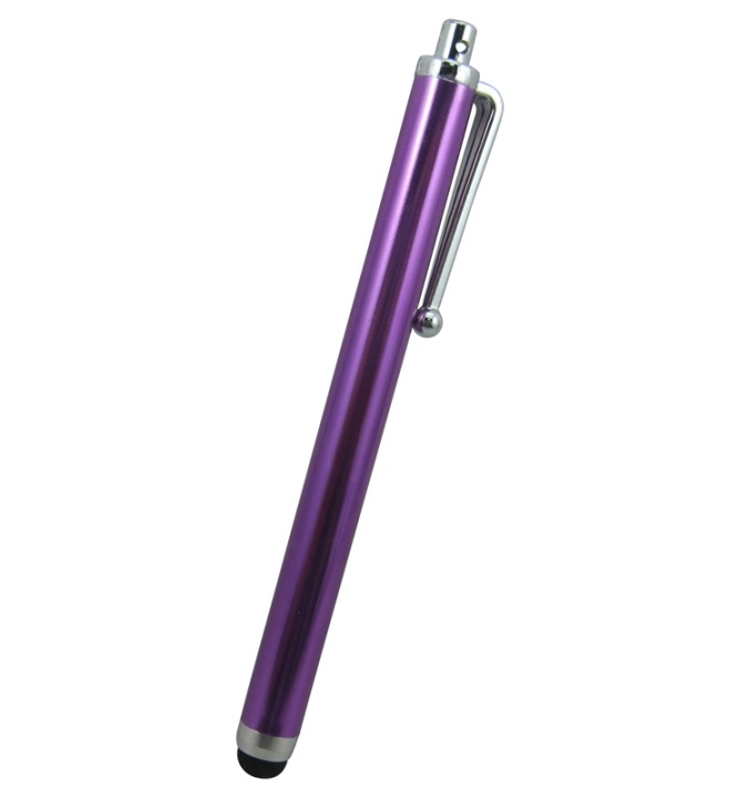 Kapacitiv stylus-penna, Lila in the group SMARTPHONE & TABLETS / Excercise, home & leisure / Stylus pens at TP E-commerce Nordic AB (38-12108)