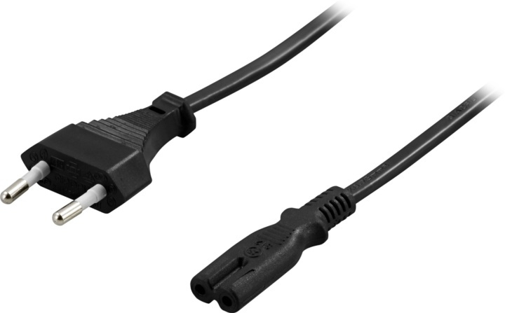 Ungrounded device cable for laptops (DEL-109A) in the group COMPUTERS & PERIPHERALS / Computer cables / Device kable at TP E-commerce Nordic AB (38-1474)