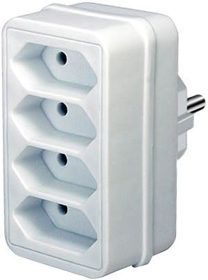 Brennenstuhl grenuttag, 4xIEC 60906-1 uttag, 1x CEE 7/7 anslutning, vi in the group HOME, HOUSEHOLD & GARDEN / Electricity & Lighting / Power strips at TP E-commerce Nordic AB (38-15242)