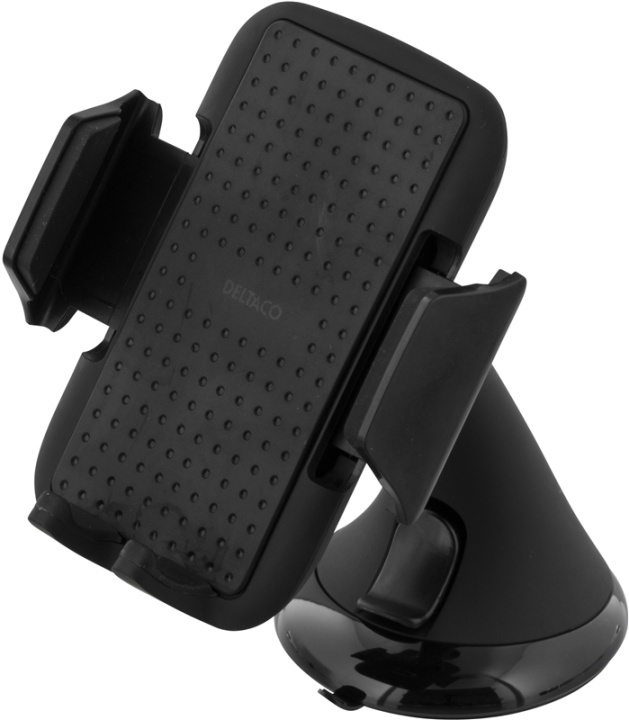 DELTACO car holder for smartphone, adjustable with suction cup, black in the group CAR / Car holders / Car holder smartphone at TP E-commerce Nordic AB (38-16017)