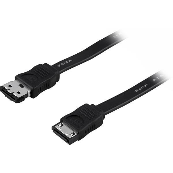 DELTACO SATA till eSATA kabel 0,3m (ESATA-113-30) in the group COMPUTERS & PERIPHERALS / Computer cables / Internal / SATA at TP E-commerce Nordic AB (38-16194)