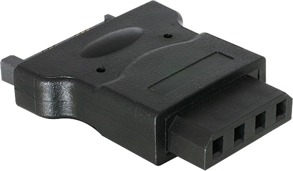 DELTACO Strömadapter 15-pin SATA hane till 4-pin Molex hona in the group COMPUTERS & PERIPHERALS / Computer cables / Internal / Power cables & Adapters at TP E-commerce Nordic AB (38-16267)
