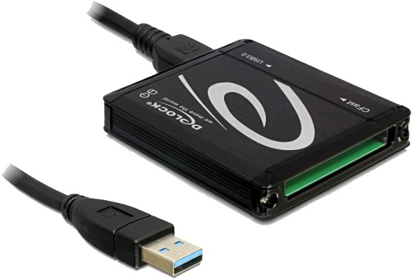DeLOCK minneskortläsare, extern, USB 3.0, CFast in the group HOME ELECTRONICS / Storage media / Memory card reader at TP E-commerce Nordic AB (38-16540)