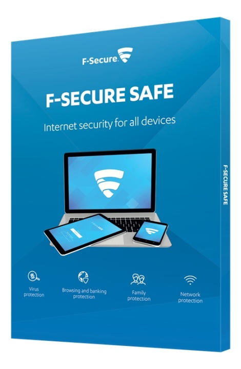 F-Secure SAFE, molnbaserat realtidsskydd, en enhet, 1 år in the group COMPUTERS & PERIPHERALS / Computer accessories / Software at TP E-commerce Nordic AB (38-16577)