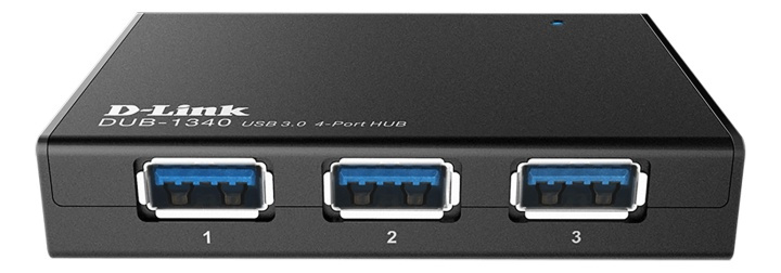 D-Link 4-Port Superspeed USB 3.0 HUB in the group COMPUTERS & PERIPHERALS / Computer accessories / USB-Hubs at TP E-commerce Nordic AB (38-16633)