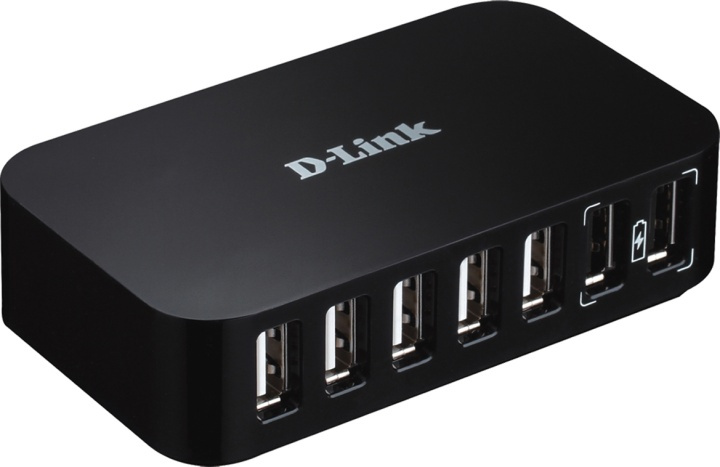 D-Link USB 2.0 Hub 7 portar, med nätadapter in the group COMPUTERS & PERIPHERALS / Computer accessories / USB-Hubs at TP E-commerce Nordic AB (38-16635)