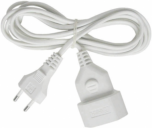 Brennenstuhl ojordad apparatkabel, CEE 7/16 - IEC 60906-1, 3m, vit in the group HOME, HOUSEHOLD & GARDEN / Electricity & Lighting / Extension cables at TP E-commerce Nordic AB (38-16931)