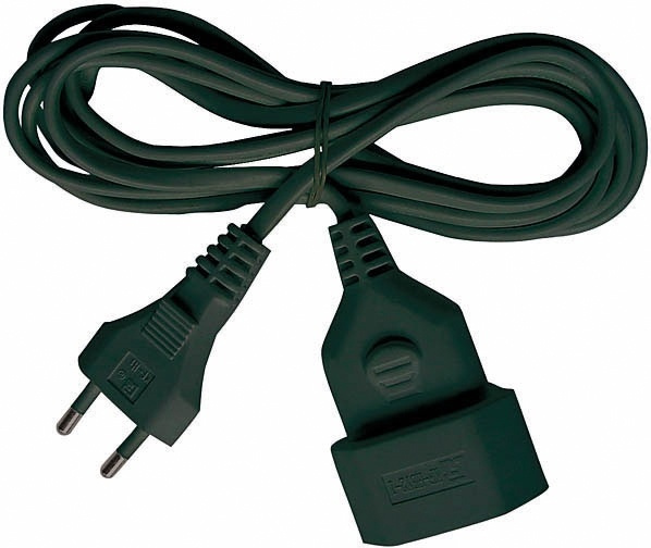 Brennenstuhl ojordad apparatkabel, CEE 7/16 - IEC 60906-1, 5m, sv in the group HOME, HOUSEHOLD & GARDEN / Electricity & Lighting / Extension cables at TP E-commerce Nordic AB (38-16932)