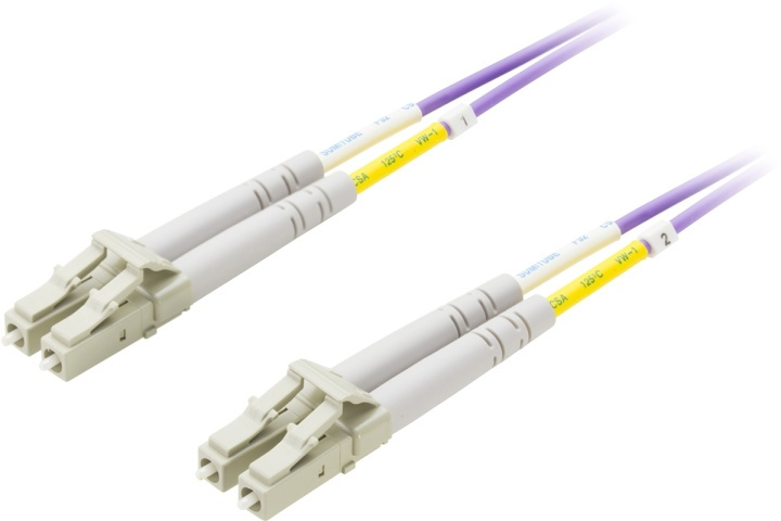 DELTACO fiberkablage, LC - LC, 50/125, OM4, duplex, multimode, 15m in the group COMPUTERS & PERIPHERALS / Computer cables / Network cables / Fiber cabling at TP E-commerce Nordic AB (38-17130)