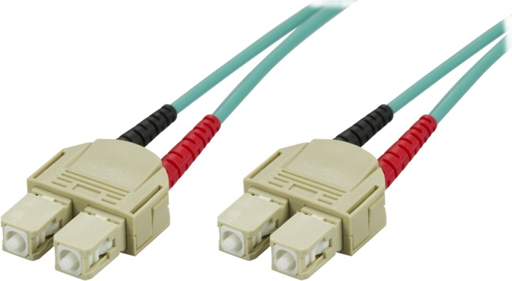 DELTACO OM3 fiberkabel SC - SC, duplex, multimode, 50/125, 0,5m in the group COMPUTERS & PERIPHERALS / Computer cables / Network cables / Fiber cabling at TP E-commerce Nordic AB (38-17175)