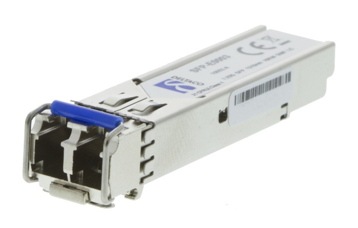 DELTACO SFP 1000Base-LX, LC, 1310nm, 20km, Single-Mode, Transceiver in the group COMPUTERS & PERIPHERALS / Network / Media Converters at TP E-commerce Nordic AB (38-17215)