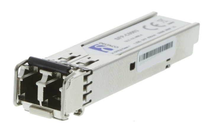 DELTACO SFP 1000BASE-SX, 850nm, 550m, Multi-Mode in the group COMPUTERS & PERIPHERALS / Network / Media Converters at TP E-commerce Nordic AB (38-17219)