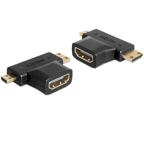 Delock Adapter HDMI-A female in the group HOME ELECTRONICS / Cables & Adapters / HDMI / Adapters at TP E-commerce Nordic AB (38-17346)