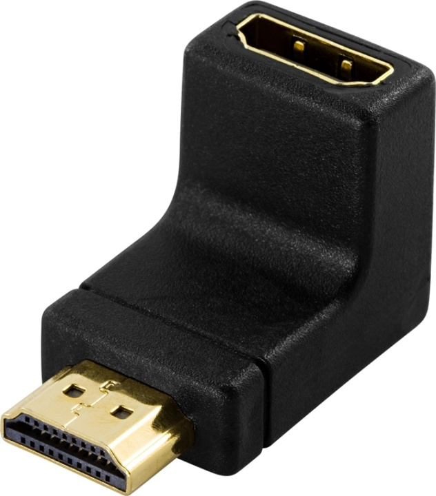 DeLOCK HDMI-adapter, 19-pin ha till ho, vinklad in the group HOME ELECTRONICS / Cables & Adapters / HDMI / Adapters at TP E-commerce Nordic AB (38-17354)