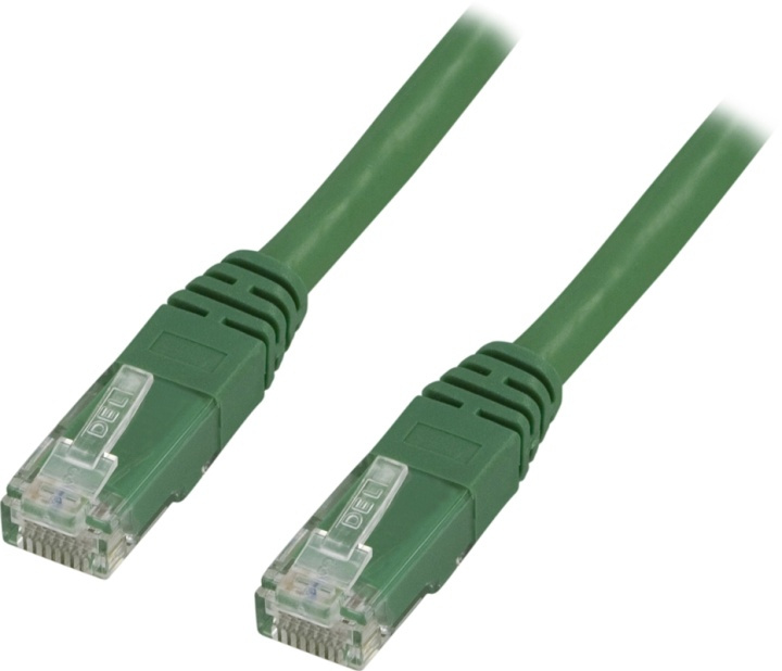 DELTACO U/UTP Cat5e patchkabel 0.5m, grön in the group COMPUTERS & PERIPHERALS / Computer cables / Network cables / Cat5e at TP E-commerce Nordic AB (38-17539)
