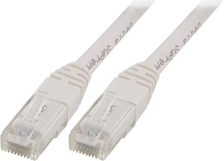 DELTACO U/UTP Cat5e patchkabel 2m, vit in the group COMPUTERS & PERIPHERALS / Computer cables / Network cables / Cat5e at TP E-commerce Nordic AB (38-17568)