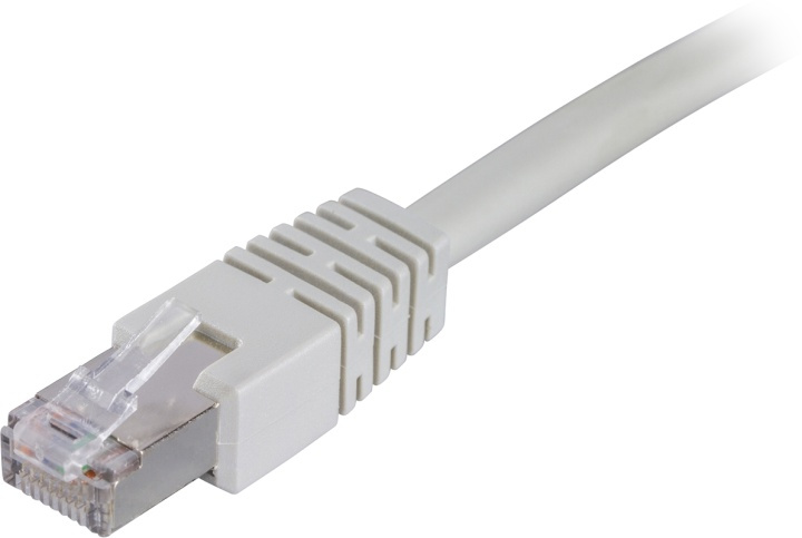 DELTACO F/UTP Cat6 patchkabel 15m, grå in the group COMPUTERS & PERIPHERALS / Computer cables / Network cables / Cat6 at TP E-commerce Nordic AB (38-17634)