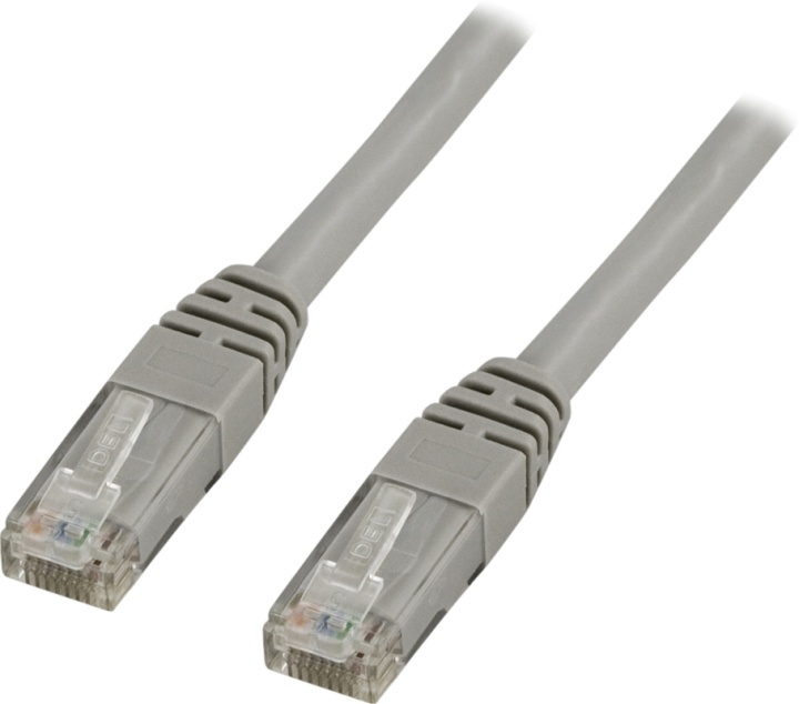 DELTACO U/UTP Cat.6 patchkabel, LSZH, 30m, grå in the group COMPUTERS & PERIPHERALS / Computer cables / Network cables / Cat6 at TP E-commerce Nordic AB (38-17731)