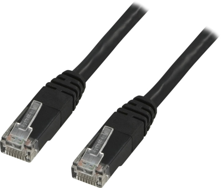DELTACO U/UTP Cat.6 patchkabel, LSZH, 30m, svart in the group COMPUTERS & PERIPHERALS / Computer cables / Network cables / Cat6 at TP E-commerce Nordic AB (38-17736)