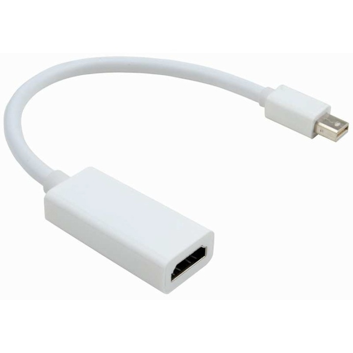 mini DisplayPort till HDMI adapter med ljud (Vit) in the group HOME ELECTRONICS / Cables & Adapters / HDMI / Adapters at TP E-commerce Nordic AB (38-1842)