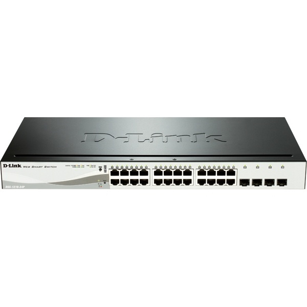 D-Link 24 PoE 10/100/1000 Base-T port with 4 x 1000Base-T /SFP ports in the group COMPUTERS & PERIPHERALS / Network / Switches / 10/100/1000Mbps at TP E-commerce Nordic AB (38-18433)