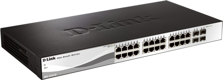 D-Link 24x 10/100/1000 Base-T ports with 4 x 1000Base-T /SFP ports in the group COMPUTERS & PERIPHERALS / Network / Switches / 10/100/1000Mbps at TP E-commerce Nordic AB (38-18440)