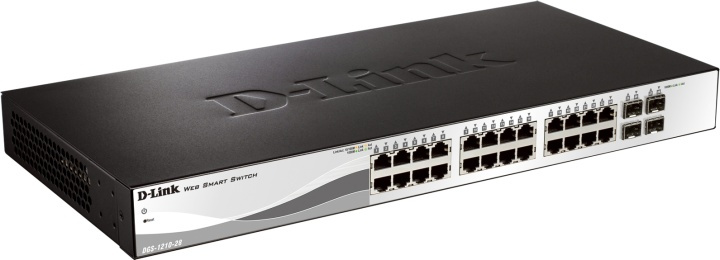 D-Link 24x 10/100/1000 Base-T ports with 4 x 1000Base-T /SFP ports in the group COMPUTERS & PERIPHERALS / Network / Switches at TP E-commerce Nordic AB (38-18440)