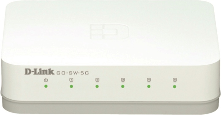 D-link 5-Port Gigabit Easy Desktop Switch, switch 5x10/100/1000, svart in the group COMPUTERS & PERIPHERALS / Network / Switches at TP E-commerce Nordic AB (38-18447)