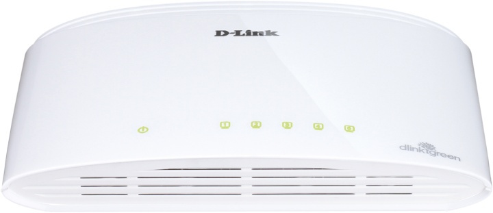 D-Link switch, 5x10/100/1000Mbps, RJ45, bordsm. in the group COMPUTERS & PERIPHERALS / Network / Switches / 10/100/1000Mbps at TP E-commerce Nordic AB (38-18465)