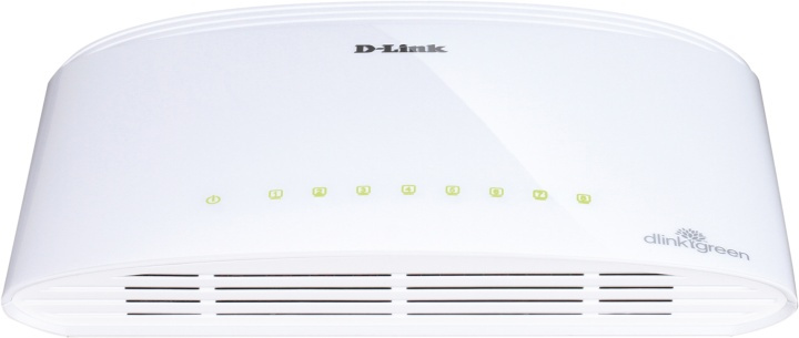 D-Link switch, 8x10/100/1000Mbps, RJ45, bordsm. in the group COMPUTERS & PERIPHERALS / Network / Switches / 10/100/1000Mbps at TP E-commerce Nordic AB (38-18466)