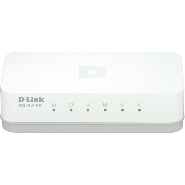 D-link 5-Port Ethernet Easy Desktop Switch, 5-port 10/100Mbps, vit in the group COMPUTERS & PERIPHERALS / Network / Switches / 10/100Mbps at TP E-commerce Nordic AB (38-18481)