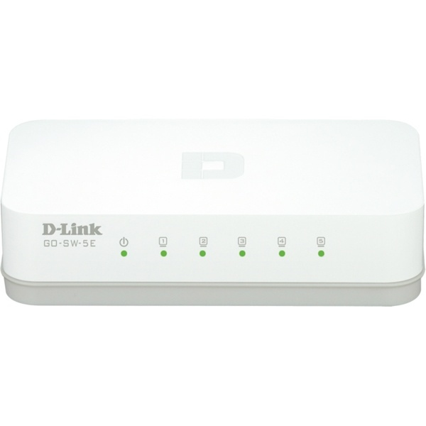 D-link 5-Port Ethernet Easy Desktop Switch, 5-port 10/100Mbps, vit in the group COMPUTERS & PERIPHERALS / Network / Switches at TP E-commerce Nordic AB (38-18481)