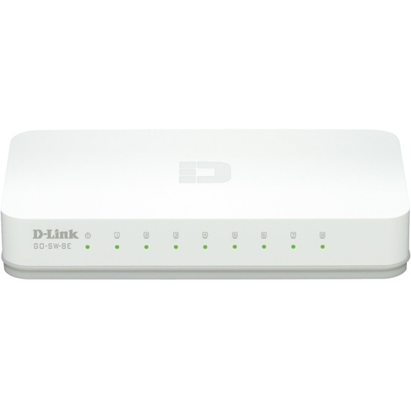 D-Link Fast Ethernet Easy Desktop Switch, 8-port 10/100 Mbps, white in the group COMPUTERS & PERIPHERALS / Network / Switches at TP E-commerce Nordic AB (38-18486)