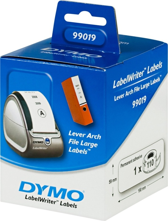 DYMO LabelWriter långa etiketter, 59x190mm, 110st in the group COMPUTERS & PERIPHERALS / Printers & Accessories / Printers / Label machines & Accessories / Labels at TP E-commerce Nordic AB (38-18591)