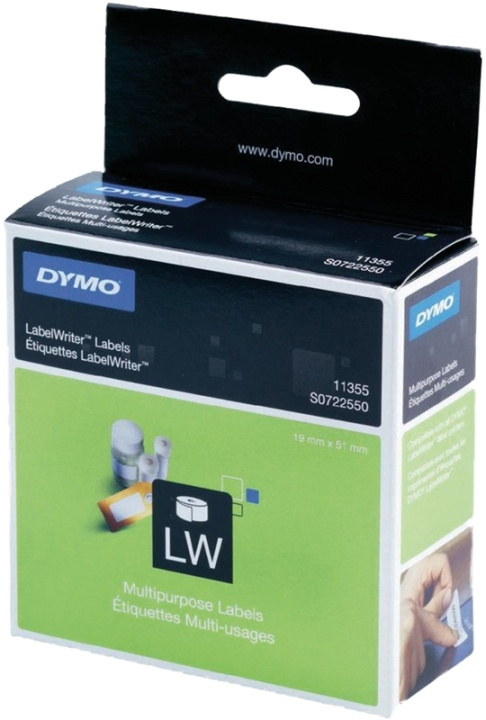 DYMO LabelWriter universaletiketter 19x51mm / 1x500st in the group COMPUTERS & PERIPHERALS / Printers & Accessories / Printers / Label machines & Accessories / Labels at TP E-commerce Nordic AB (38-18595)