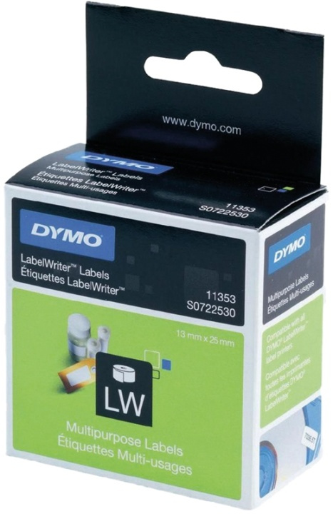 DYMO LabelWriter universaletiketter 24x12 mm / 1x1000st in the group COMPUTERS & PERIPHERALS / Printers & Accessories / Printers / Label machines & Accessories / Labels at TP E-commerce Nordic AB (38-18596)