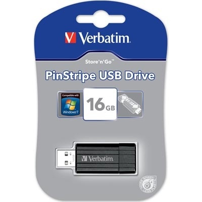 Verbatim Store-N-Go PinStripe 16GB (49063) in the group HOME ELECTRONICS / Storage media / USB memory / USB 2.0 at TP E-commerce Nordic AB (38-1883)