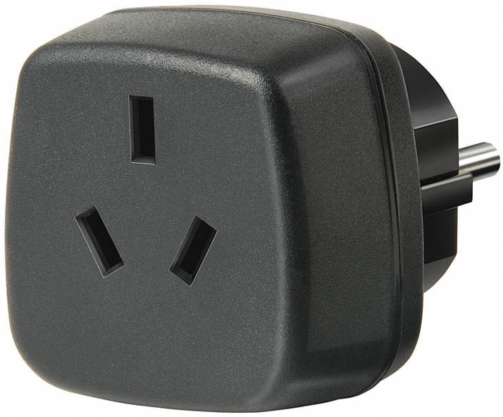 Brennenstuhl Travel plug / travel adapter (travel socket adapter for: Euro socket and Australia, China plug) black in the group HOME, HOUSEHOLD & GARDEN / Electricity & Lighting / Travel adapters at TP E-commerce Nordic AB (38-19442)