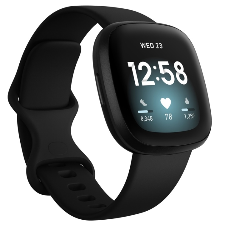 Fitbit Versa 3, Black in the group Sport, leisure & Hobby / Smartwatch & Activity trackers / Smartwatches at TP E-commerce Nordic AB (38-19824)