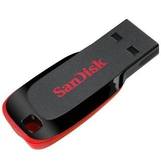 SanDisk Cruzer Blade, USB 2.0-minne (32GB) in the group HOME ELECTRONICS / Storage media / USB memory / USB 2.0 at TP E-commerce Nordic AB (38-1986)