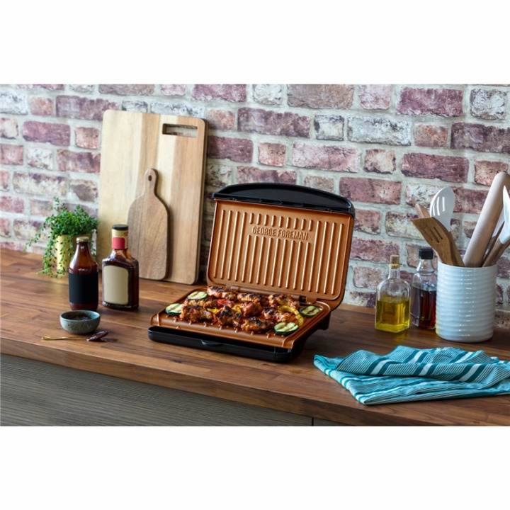 George Foreman Elgrill 25811-56 Fit Grill Cop in the group HOME, HOUSEHOLD & GARDEN / Household appliances / Toasters & Bread grills / Table grills & Raclette at TP E-commerce Nordic AB (38-20617)
